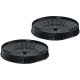 Filtres charbon pour hotte type 57 boite de 2 filtres Wpro 484000008824