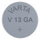 Pile bouton /lr44 125mah equivalence lr44 Varta 4276101401