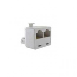 Adaptateur rj45 1 vers 2 rj45 male - 2 rj45 femelles Itc 303770