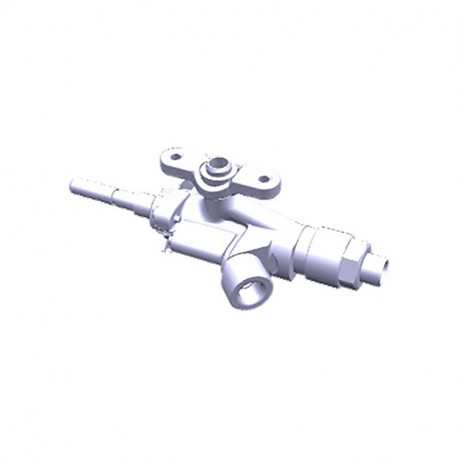 Robinet breleur gaz bleu 0.32 pour cuisiniere Electrolux 342907501