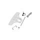 Poignee de porte pour lave-linge Zanussi 405518663