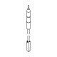 Bougie four l:450mm pour cuisiniere Electrolux 342906801