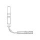 Bougie pour cuisiniere table de cuisson Electrolux 357044802
