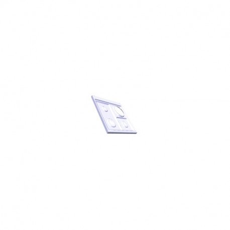 Plan de travail blanc 594x590m pour cuisiniere Electrolux 14002441677