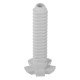 Pied avant pour lave-vaisselle reglable blanc Bosch 00631221