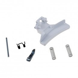 Poignee de porte pour lave-linge blanche Zanussi 405530414