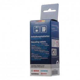 Pastilles de detartrage x6 tcz6002 machines a cafe Bosch 00312453