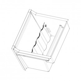 Tiroir complet 394x448 pour refrigerateur Zanussi 226542603