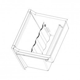 Tiroir complet 394x448 pour refrigerateur Zanussi 226542603