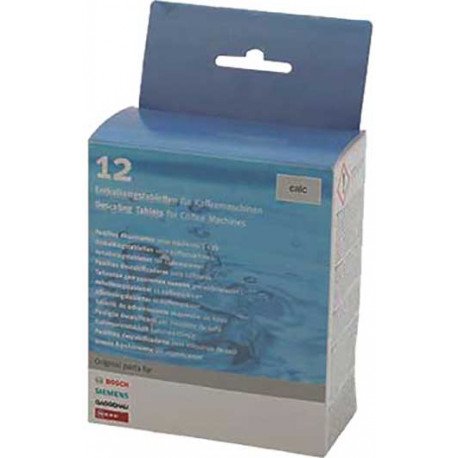 Pastilles detartrantes x12 machine a cafe bouilloire Zelmer 00312454