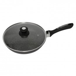 Poele 28cm avec couvercle + poignee amovible Schumann SPO2302800