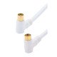 Cordon tv coude 9.52mm 2 m longueur 2m - 9.52 m/ 9.52 f Itc 304499