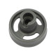 Roulette + axe gris panier inferieur Teka 81782585