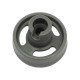 Roulette + axe gris panier inferieur Teka 81782585