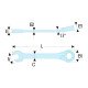 Cle mixte a cliquet 10mm Facom 467B.10