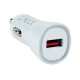 Kit chargeur allume cigare 12w usb-a vers usbc blanc Itc 308116