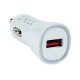Kit chargeur allume cigare 12w usb-a vers usbc blanc Itc 308116