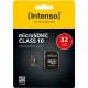 Carte memoire micro sd 32gb class 10 avec adaptateur sd Intenso 3413480